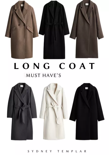 My Must-Haves Long Coats For The Colder Seasons